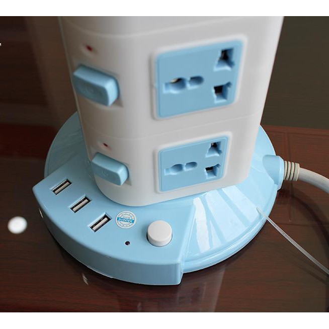Ổ ĐIỆN 2 TẦNG CÓ 3 CỔNG USB TIỆN LỢI -NTH