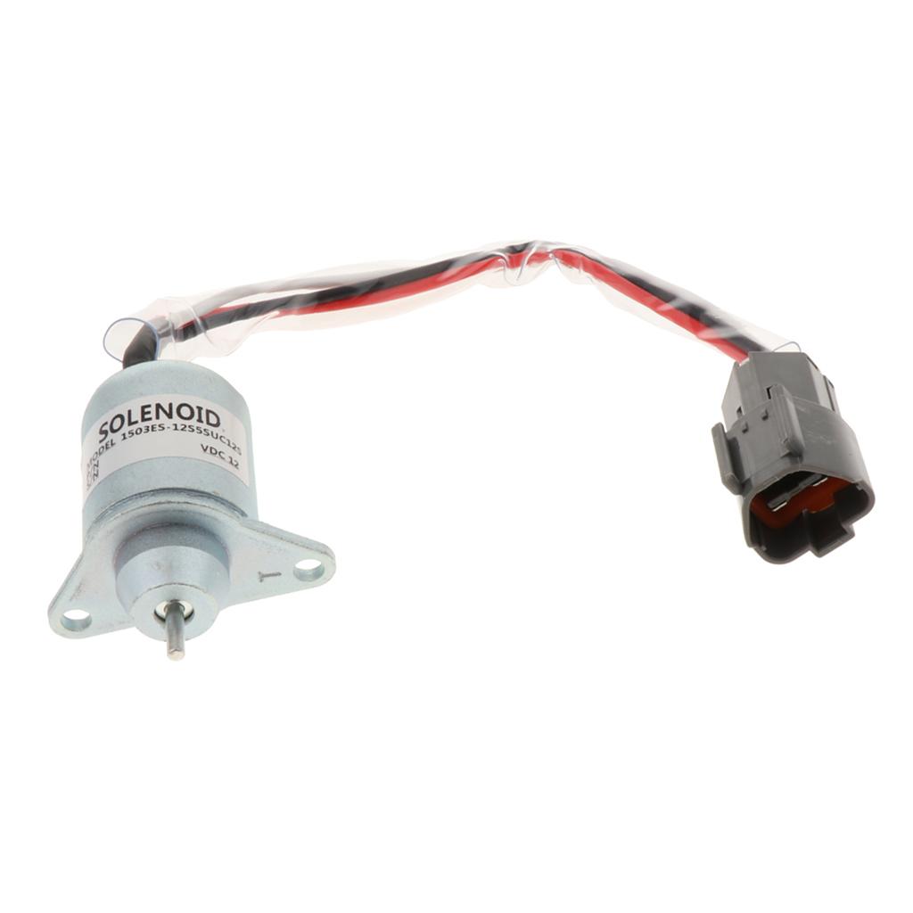 2 Pieces 1503ES-12S5SUC12S Fuel Shut Off Solenoid for Woodward Engine