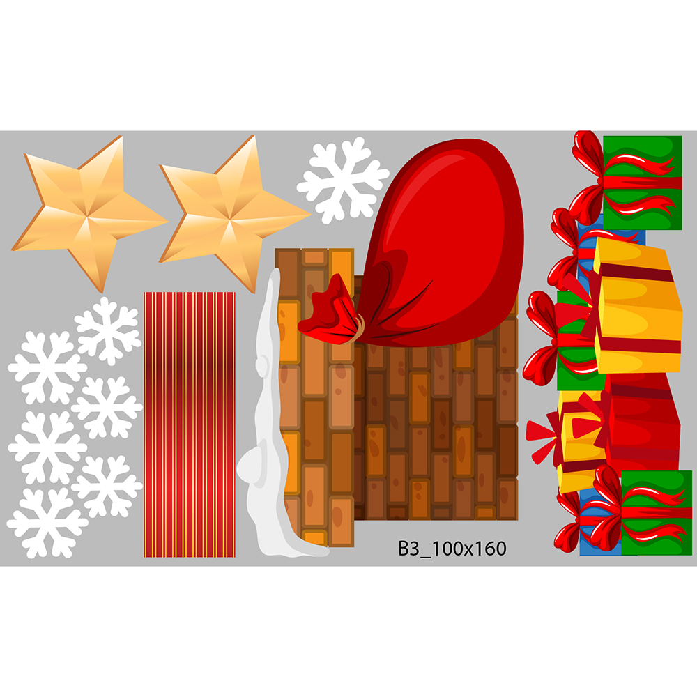 DECAL TRANG TRÍ NOEL 2021 COMBO SỐ 29