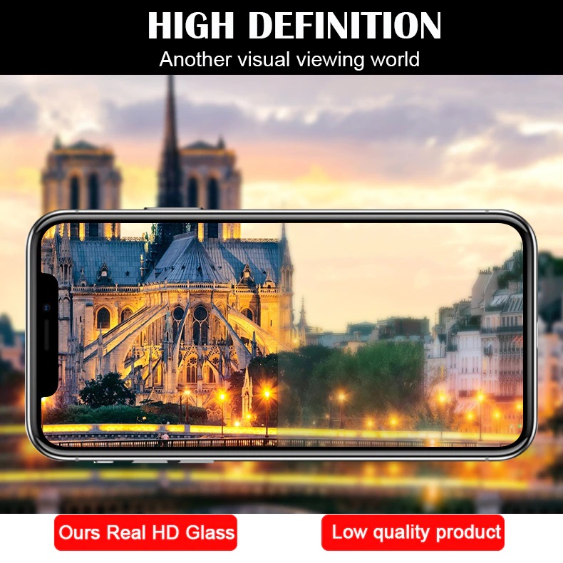 Miếng dán kính cường lực cho iPhone X / Xs / iPhone 11 Pro 5.8 inch hiệu ANANK Nhật Bản (Full 3D, 0.2mm, phủ nano, chống tia cực tím, Mặt kính AGGC)  - Hàng chính hãng