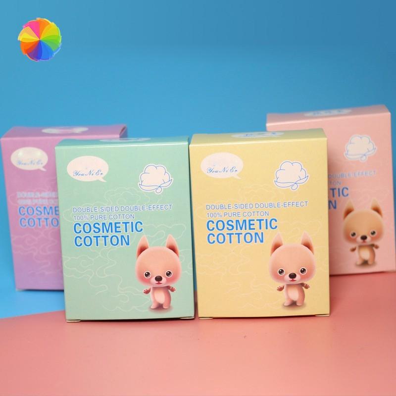 Hộp 50 bông cotton trang điểm dùng một lần tiện lợi MM