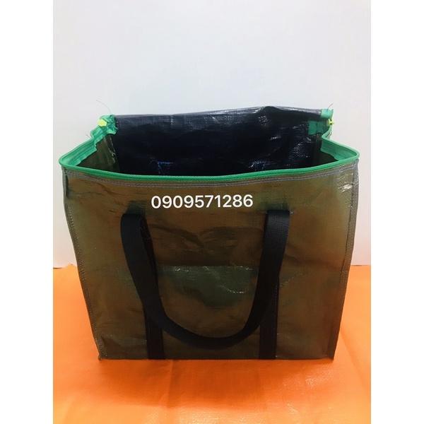 Combo 10 túi bạc đựng đồ màu rêu tím (size số 6)