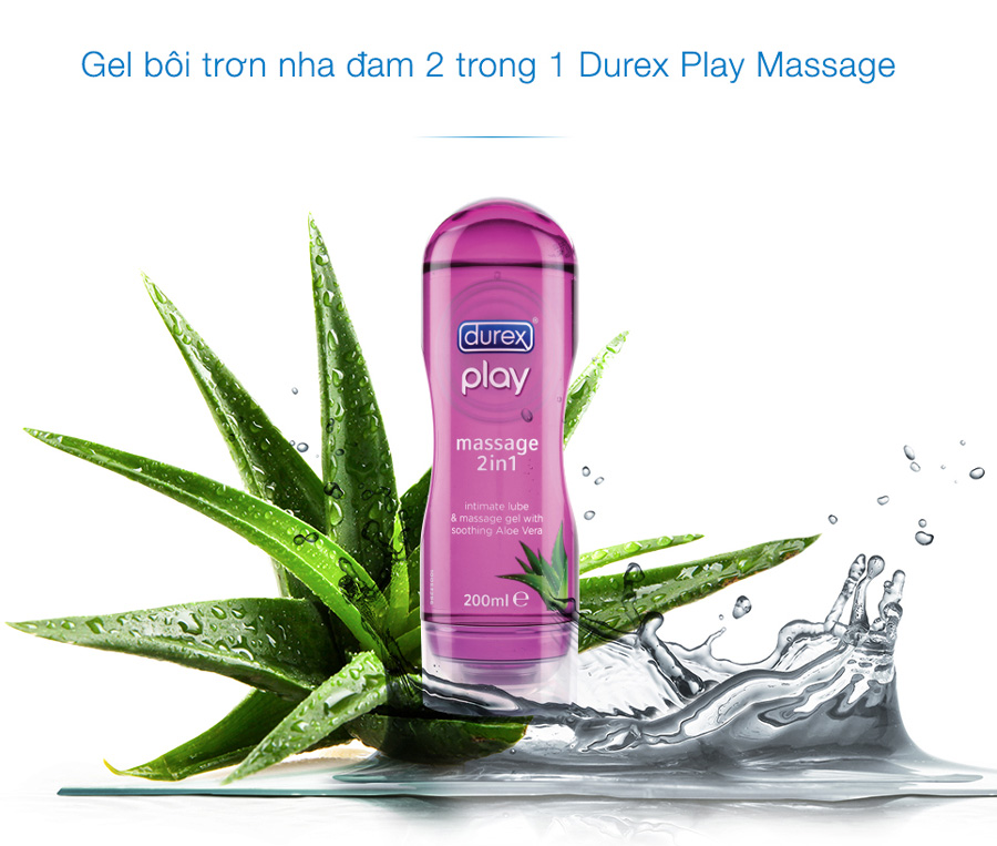 Bộ Sản Phẩm Durex: 1 Chai Gel Bôi Trơn Durex Massage 200ml Và 2 Hộp Bao Cao Su Durex Performa (3 Cái / 1 Hộp) - 100958979