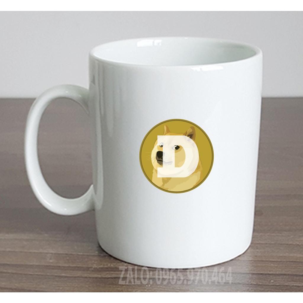Ly Sứ Có Quai Họa Tiết Đồng Coin DOGECOIN - In hình lên ly sứ, cốc theo yêu cầu của bạn - HÌNH LỚP, CÔNG TY