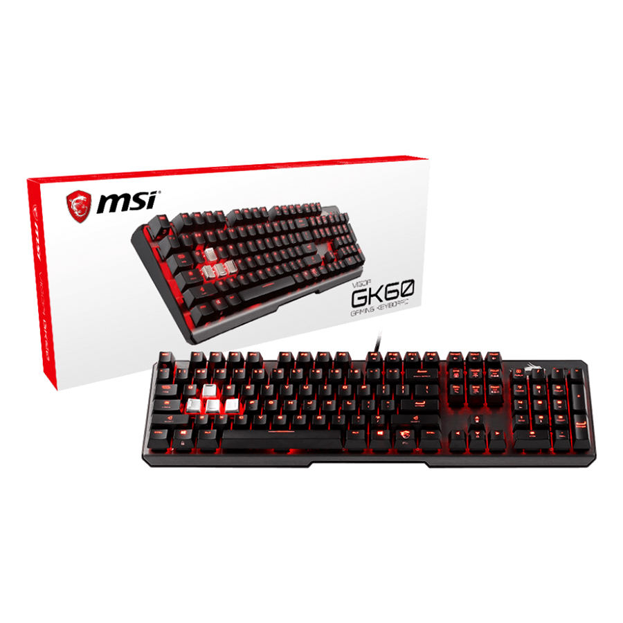 Bàn phím Gaming MSI Vigor GK60 - Hàng Chính Hãng