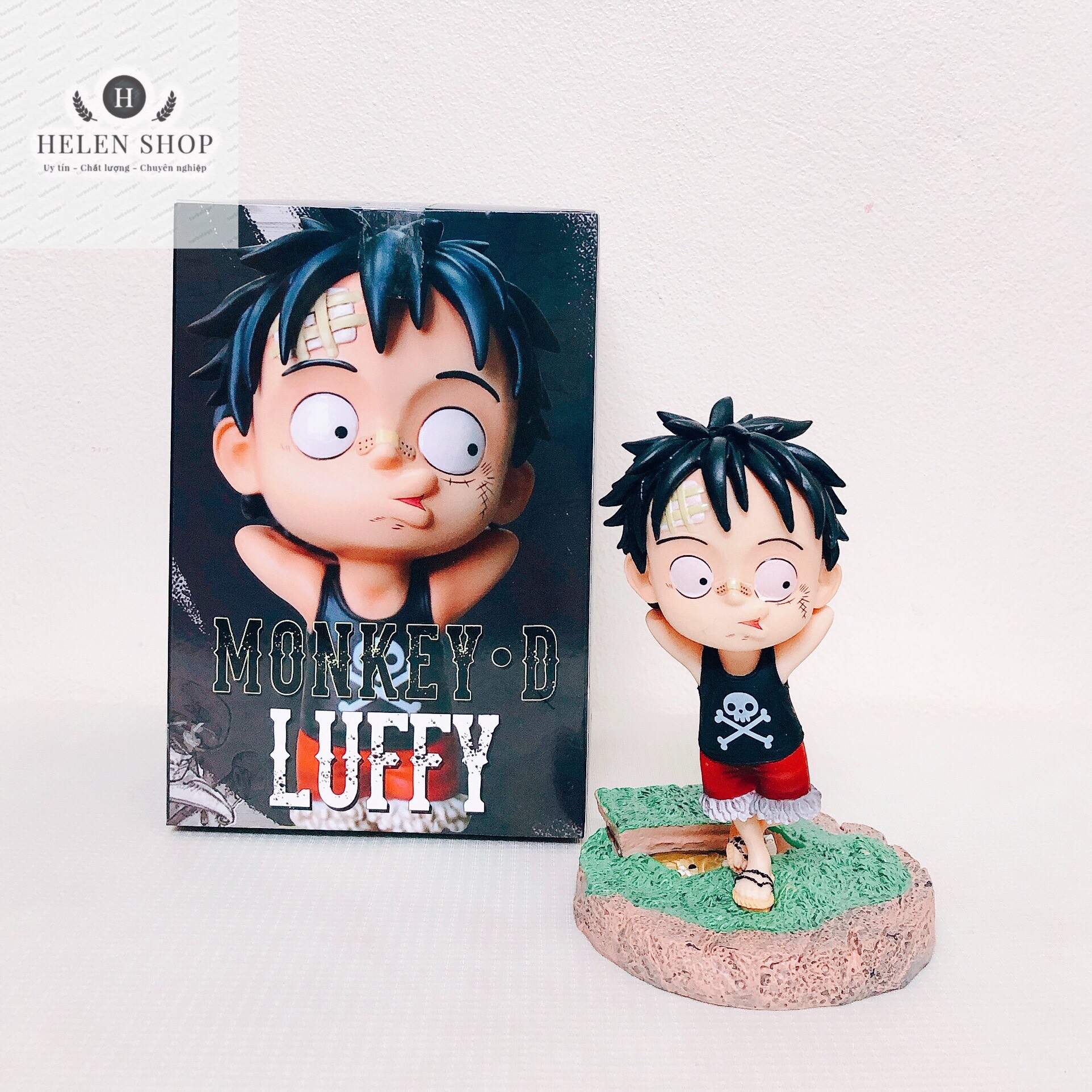 Mô hình One Piece Luffy huýt sáo thời thơ ấu cực xinh