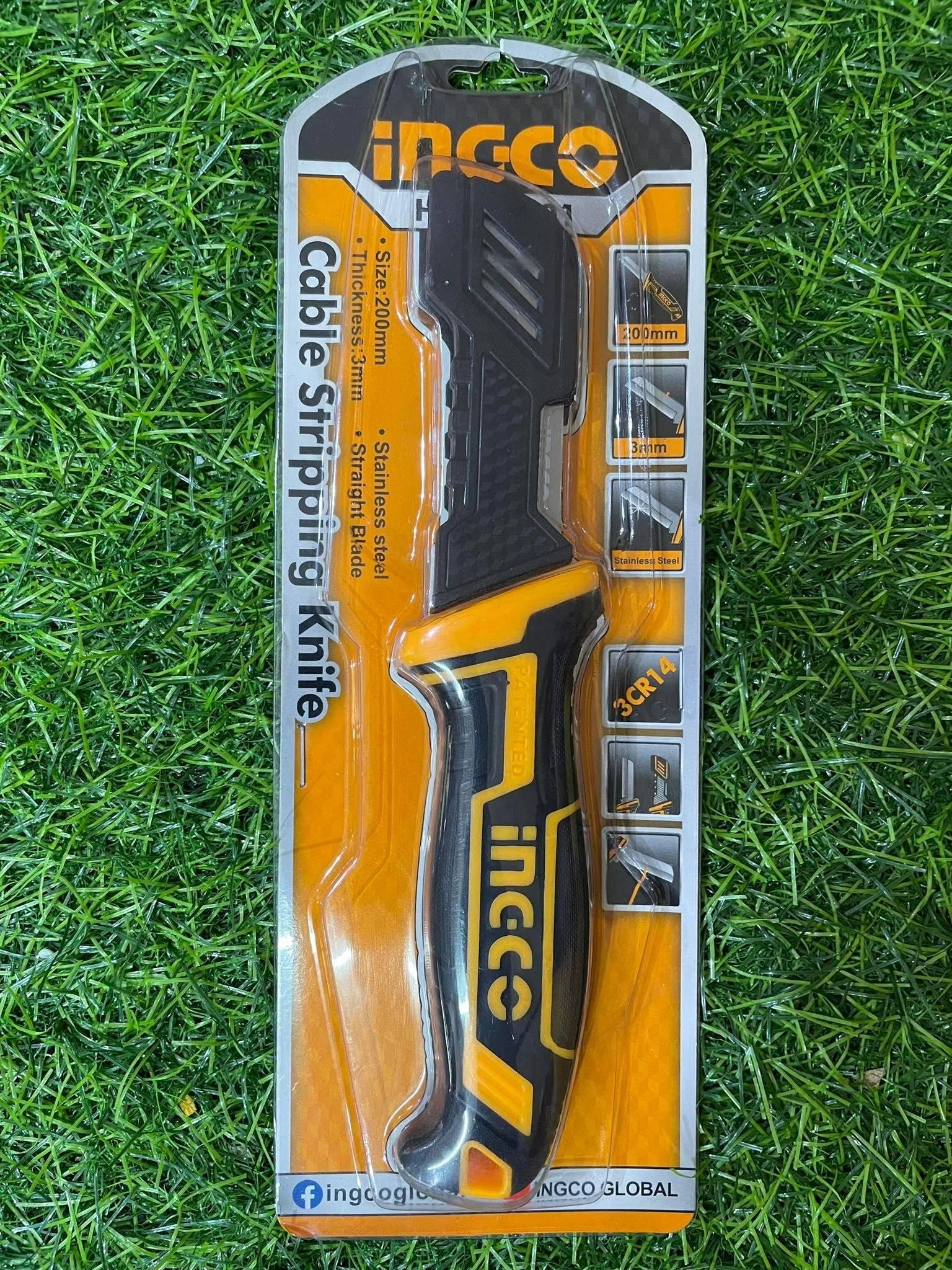 DAO TƯỚC DÂY ĐIỆN LƯỠI CONG 198MM INGCO HPK82101 - HÀNG CHÍNH HÃNG