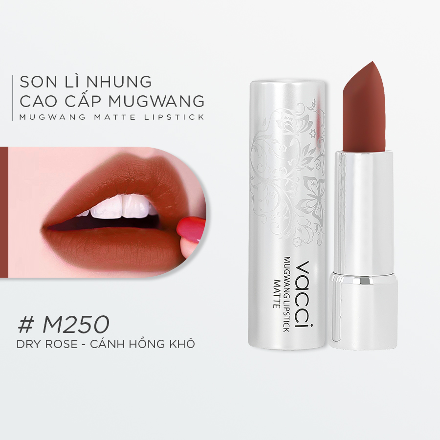 SON LÌ CAO CẤP THẾ HỆ MỚI LÂU PHAI VACCI - VACCI MUGWANG MATTE LIPSTICK  - 250