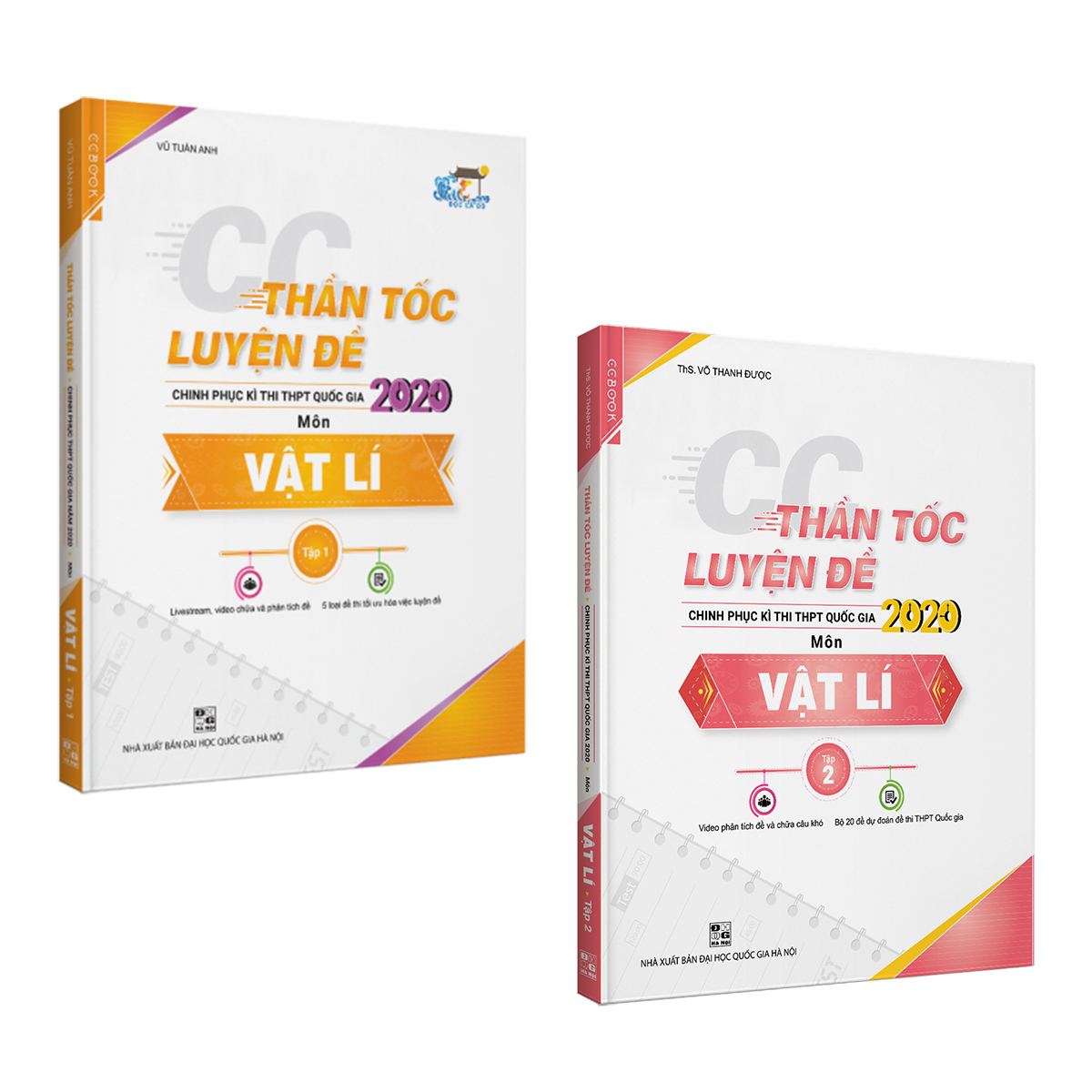 Combo thần tốc luyện đề 2020 môn Vật lý kèm 50 đề thi thử