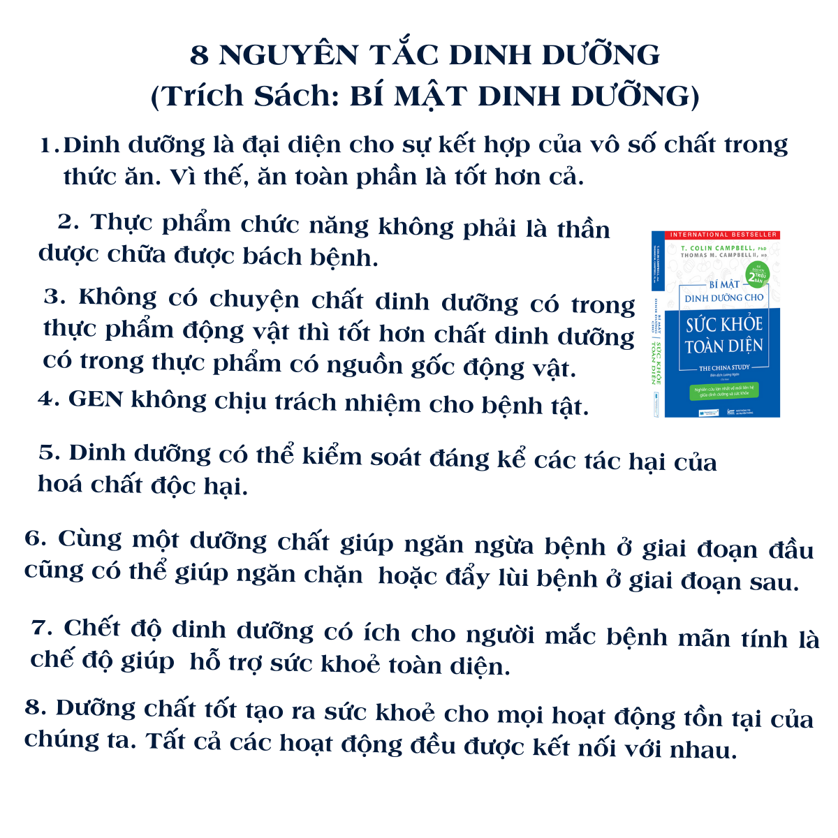 Sách Bí mật dinh dưỡng cho sức khoẻ toàn diện (TB)