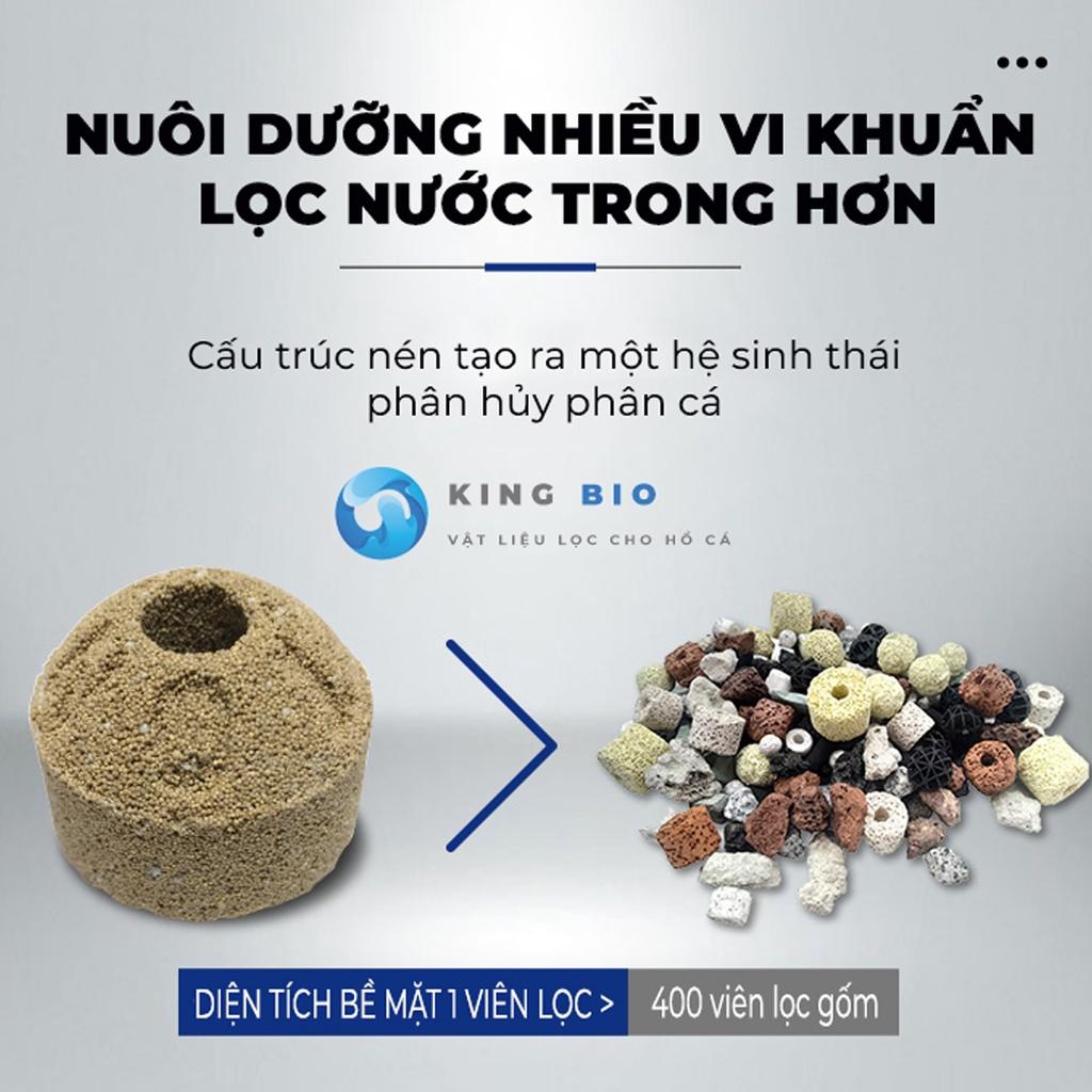 Viên sứ lọc tròn 3D Nano Bio No1 - Vật liêu lọc cao cấp cho hồ cá, bể cá