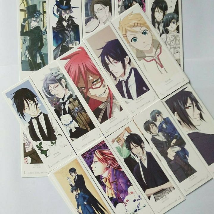 Bookmark Anime Hắc Quản Gia hộp 36 tấm