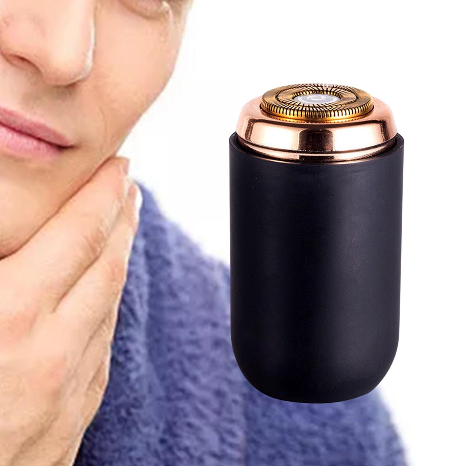 Mini Electric Shaver Wet dry Rotary Rechargeable Washable for Office