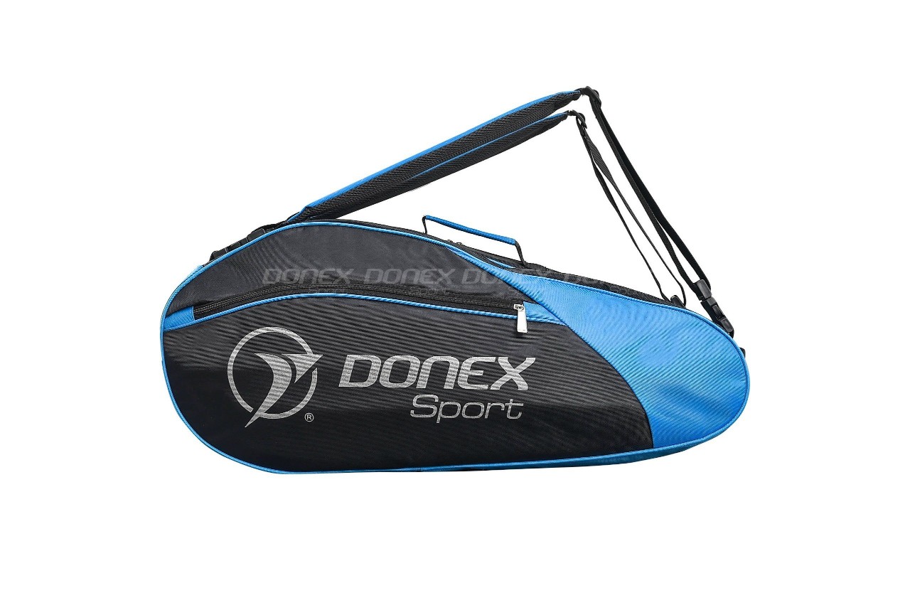 Bao vợt Cầu lông/ Tennis Donex Pro- 3 ngăn chống thấm nước