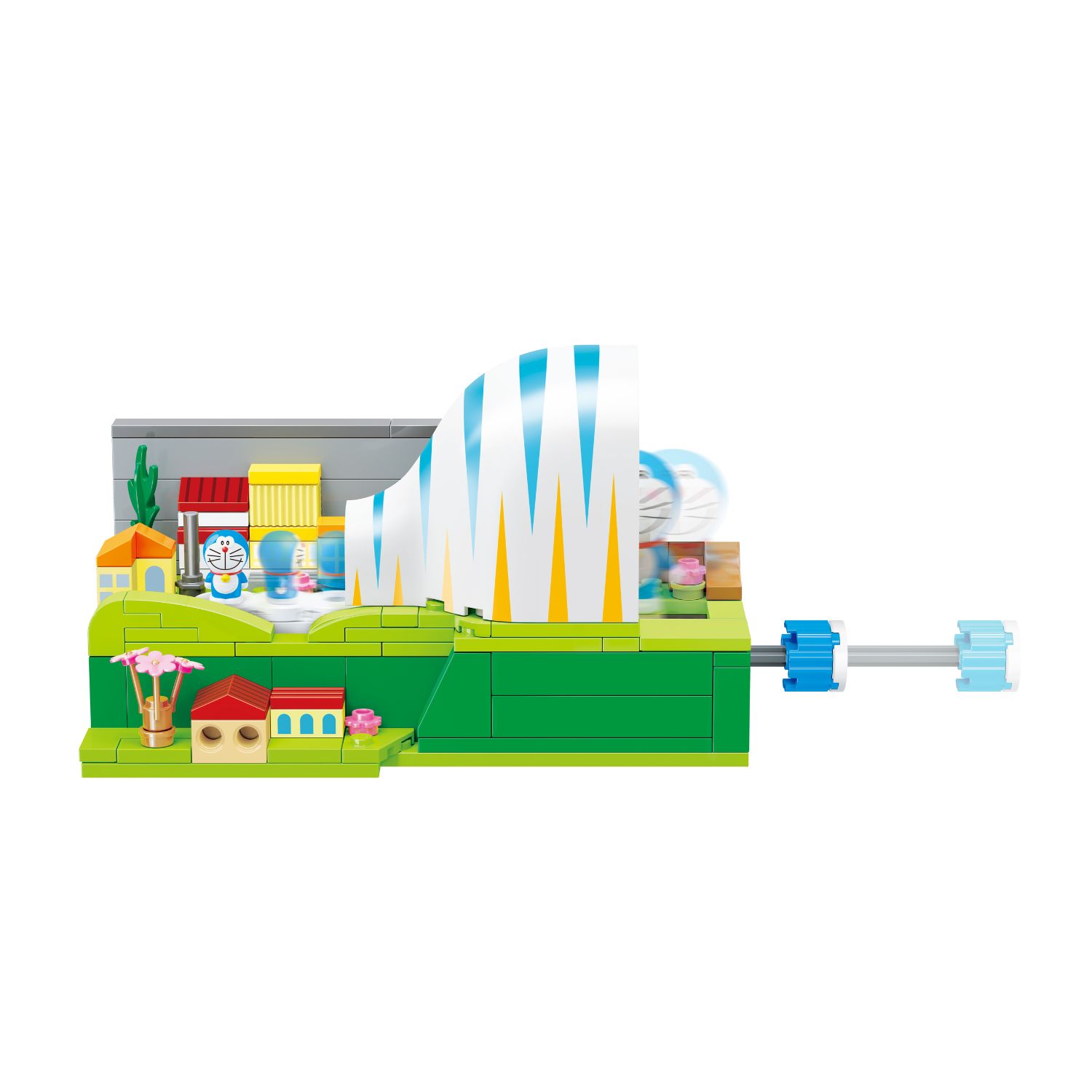 Đồ Chơi Lắp Ráp KEEPPLEY Doraemon Gulliver Tunnel K20417 - Đường Hầm Thu Nhỏ Building Block  - Herbie Toys