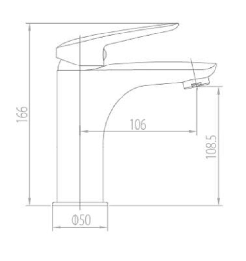 Vòi lavabo nóng lạnh ATMOR AT91263-3