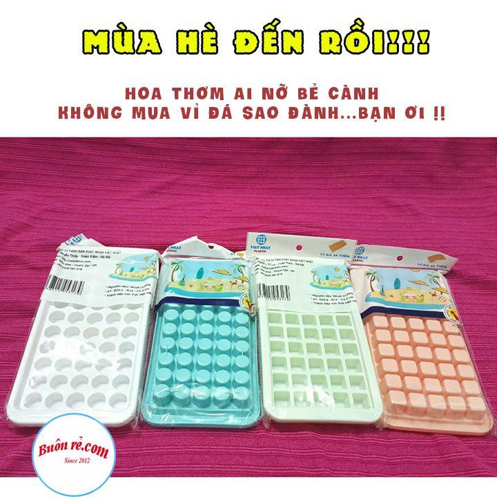 Khay làm đá, khuôn thạch rau câu 50 viên nhỏ (MS 6975/6976) nhựa Việt Nhật, vỉ đá làm khuôn kẹo dẻo -Buôn rẻ 01245