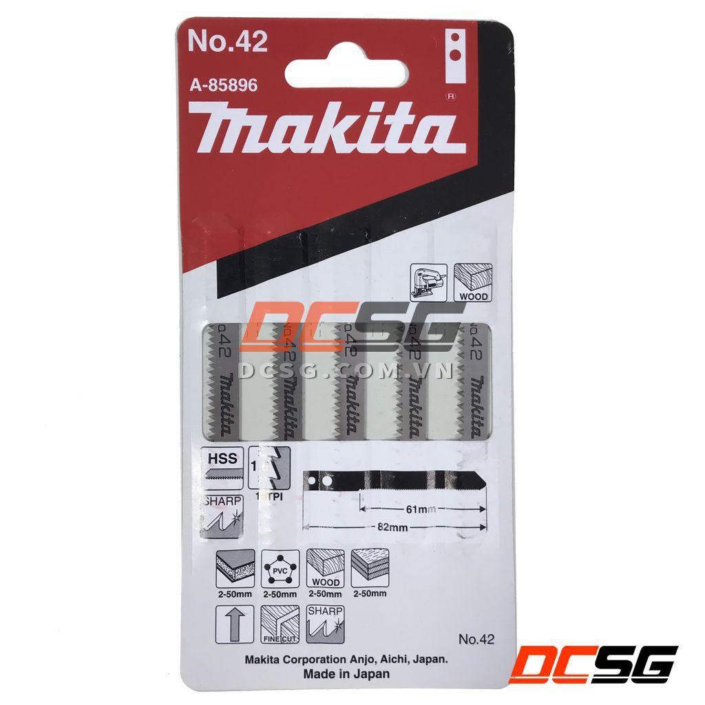 Lưỡi cưa lọng cắt gỗ chuôi có lỗ No.42 Makita A-85896 (01 lưỡi) | DCSG