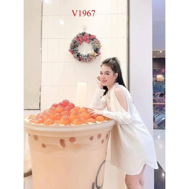 Áo sơ mi hở vai sang chảnh Hot Trend 2021