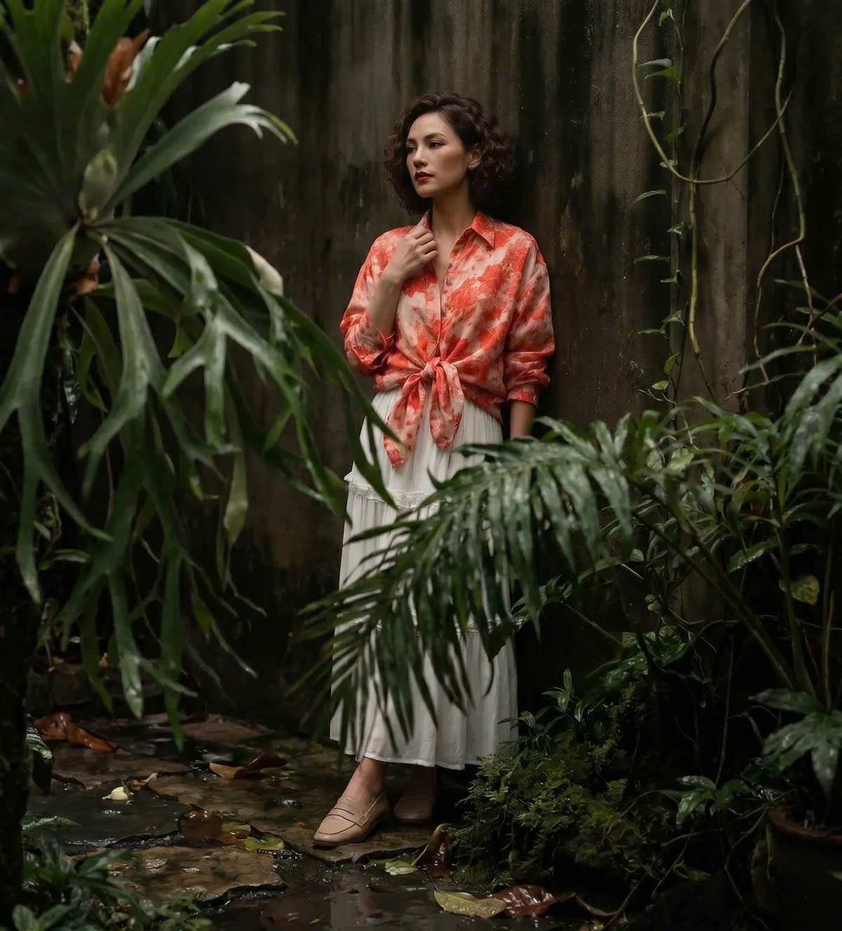 Áo Sơ Mi Dáng Rộng Oversize Gai Xanh Ramie Thanh Minh Top175 Thời trang Hity