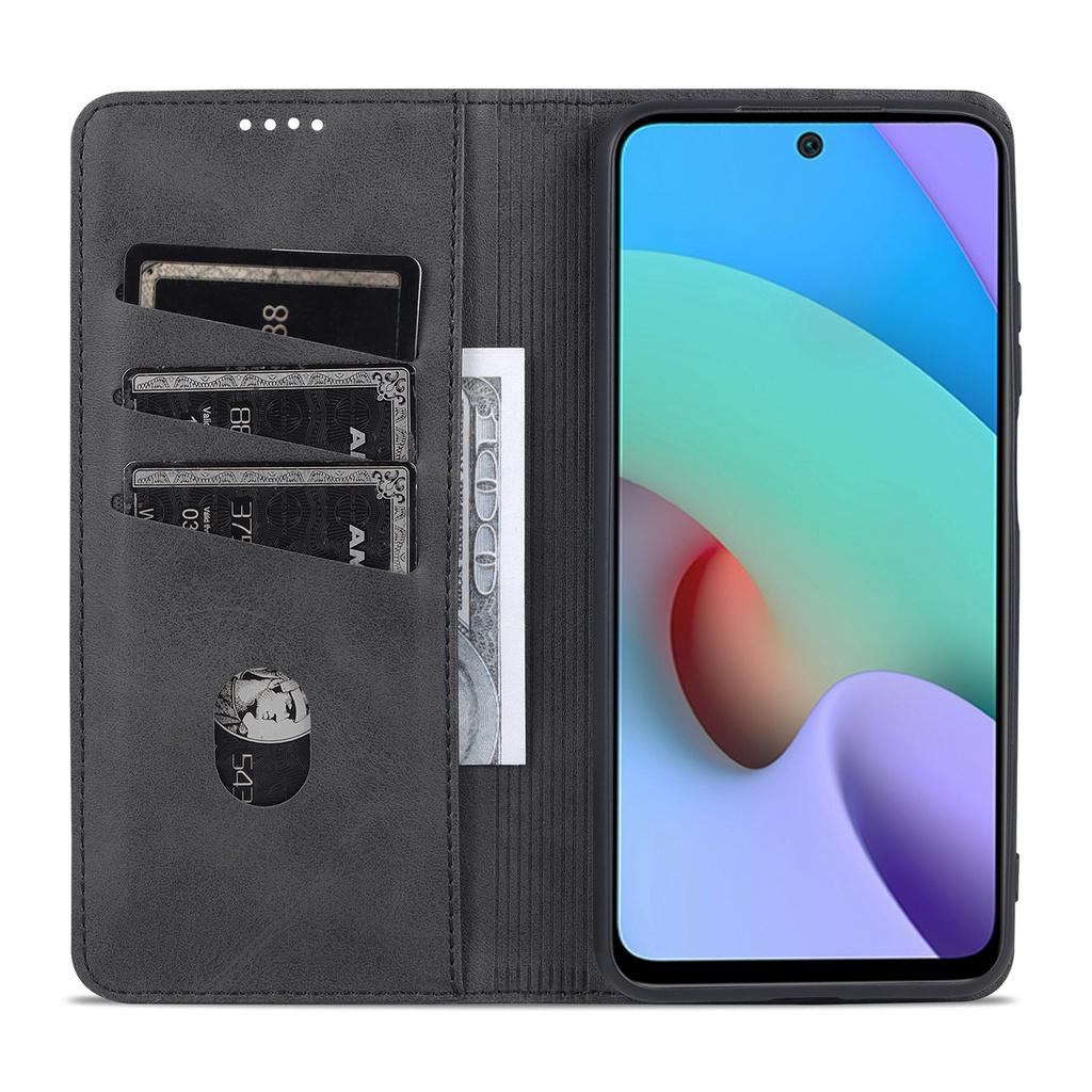 Bao da điện thoại PU nắp lật từ tính có ngăn đựng thẻ cho Xiaomi Redmi 10 9 9A 9C Redmi Note 10S 10 4G 5G Redmi Note 9S / Redmi Note 9 Pro Max