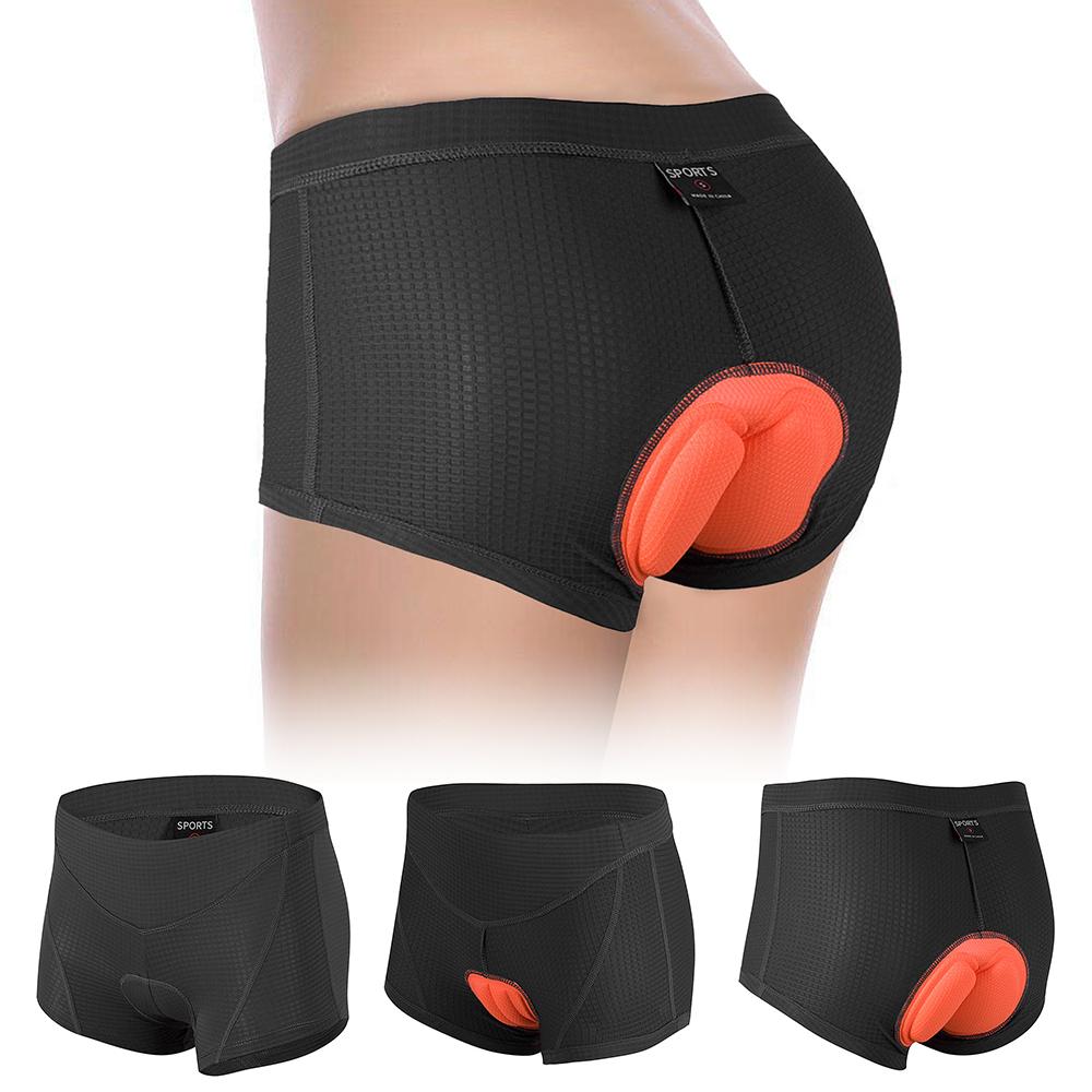 Quần đùi nữ đi xe đạp 3D có đệm lót, thoáng khí, nhanh khô