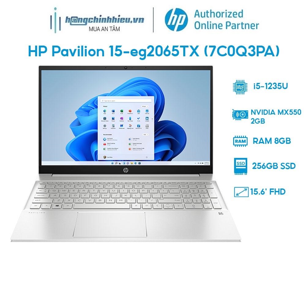 Laptop HP Pavilion 15-eg2065TX 7C0Q3PA i5-1235U | 8GB | 256GB | MX550 2GB | 15.6' FHD Hàng chính hãng