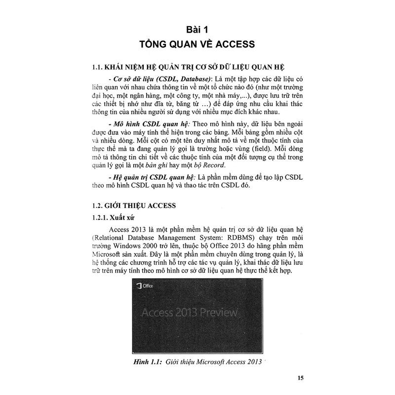 Hướng Dẫn Lập Trình Quản Lý Với Microsoft Access