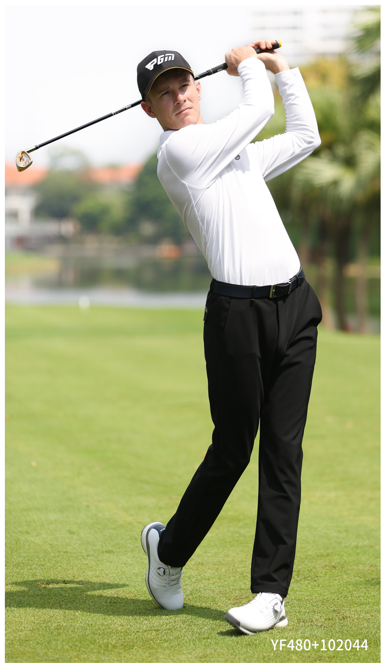 Áo dài tay golf nam cổ bẻ PGM-YF480 - Trang phục đồ golf nam giữ nhiệt vào mùa thu đông