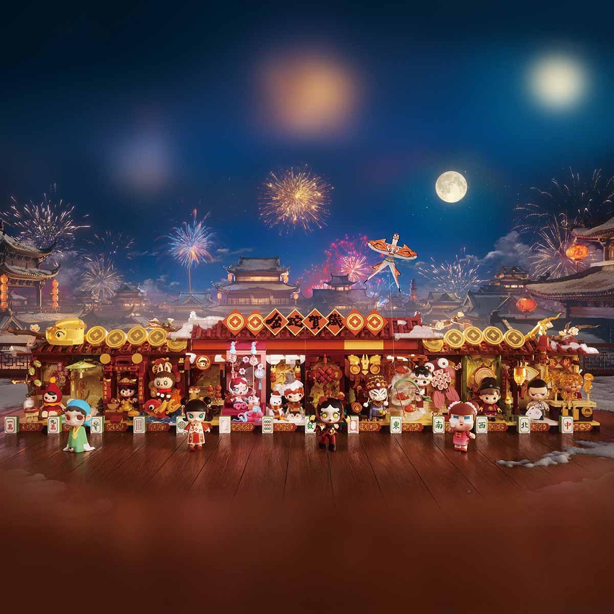 Đồ Chơi Lắp Ráp Mô Hình Pop Mart Wealthy Snake's New Year Celebration (Mẫu Bên Trong Là Ngẫu Nhiên)