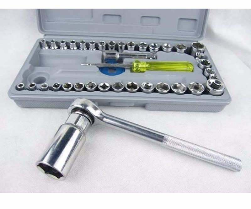 Bộ dụng cụ sửa chữa 40 món dành cho ô tô, xe máy đa năng