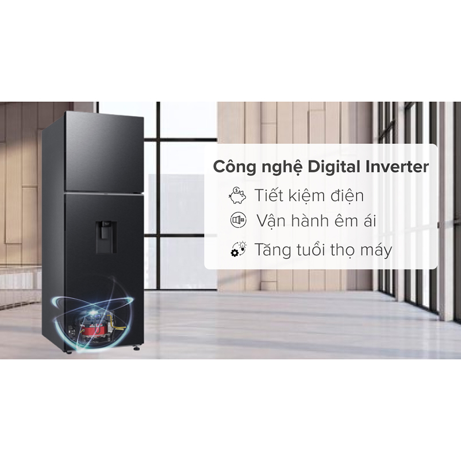 Tủ lạnh Samsung Inverter 345 lít RT35CG5544B1SV chỉ giao HN