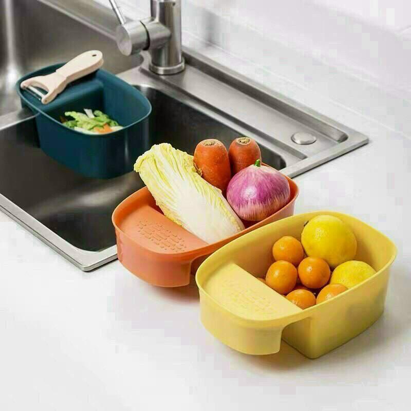 Khay lọc rác, để bồn rủa chén, để hoa quả tiện dụng