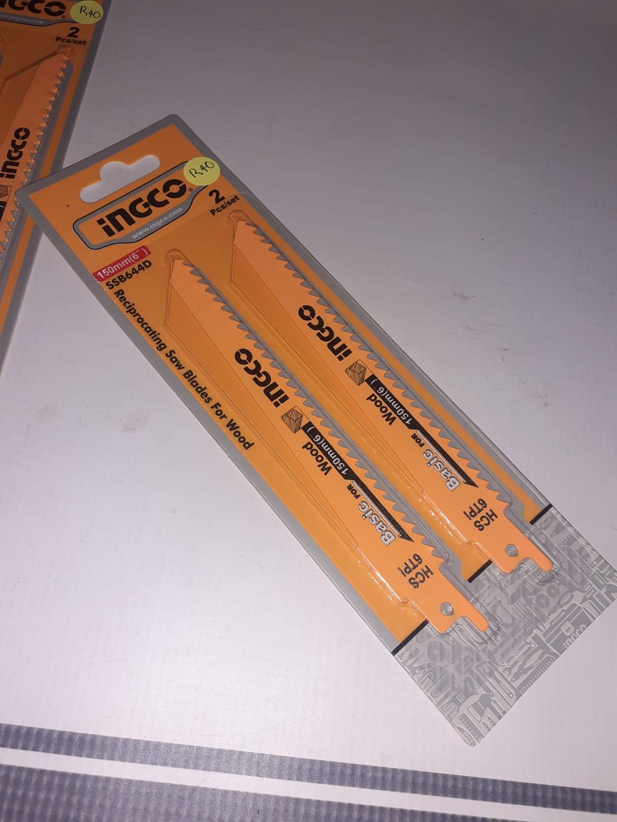 BỘ LƯỠI CƯA KIẾM 2 CÂY (CƯA GỖ) INGCO SSB644D - HÀNG CHÍNH HÃNG