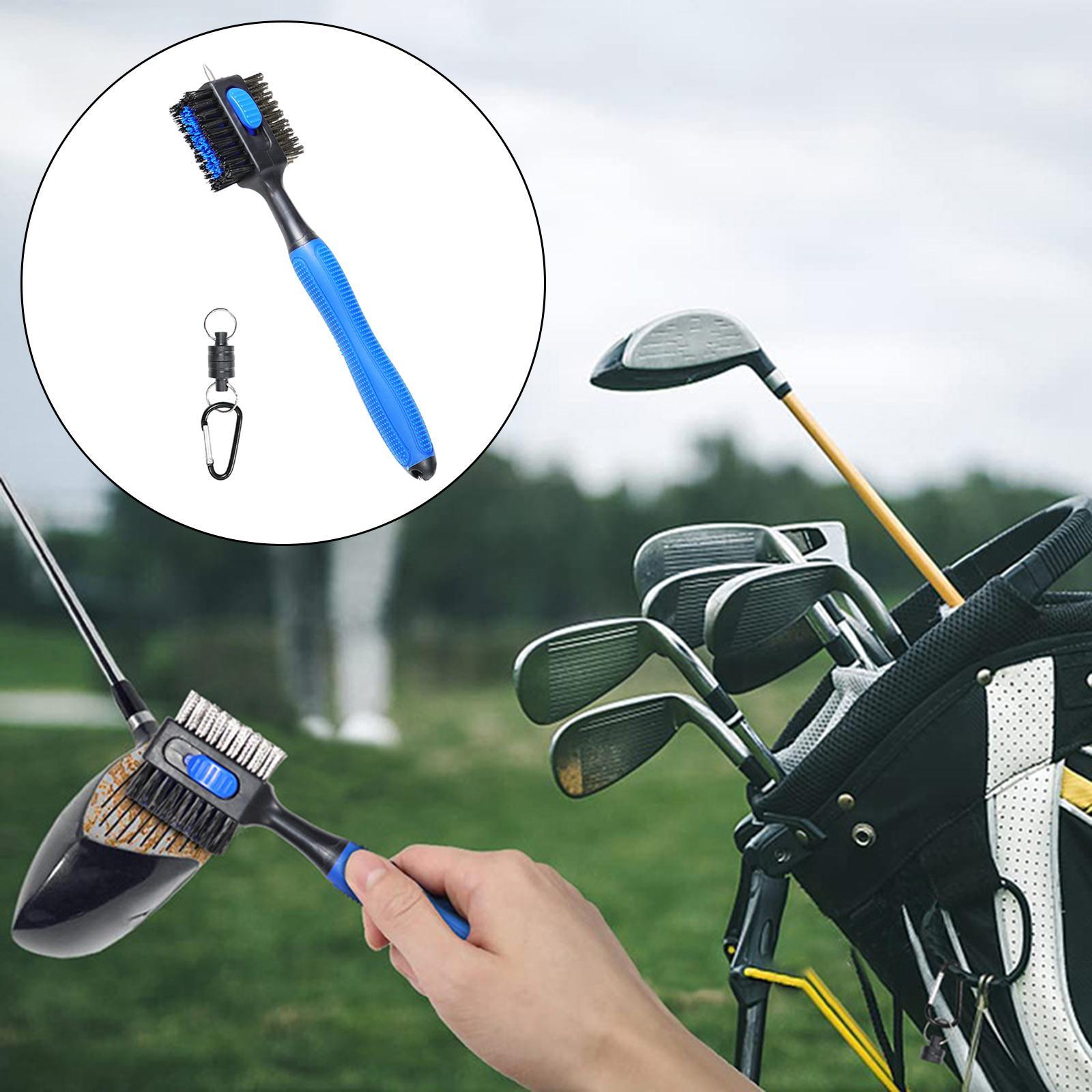 Golf Club Brush Pole Putter Double Sided Cleaner Cleaning Brushes for Outdoor Exercise Sport Decoration
