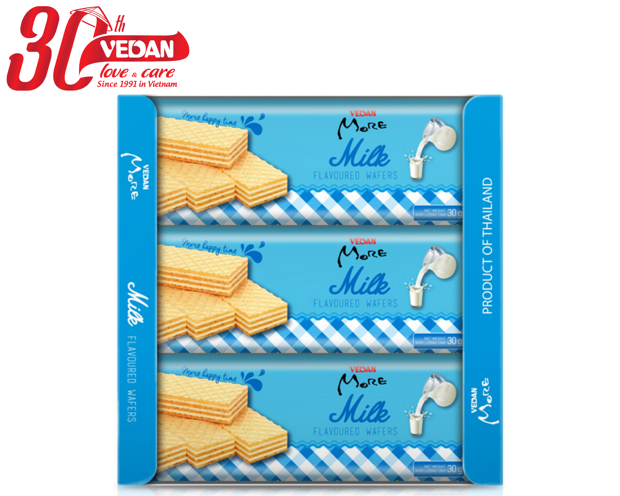 Bánh Kem Xốp Hương Sữa VEDAN MORE 360g