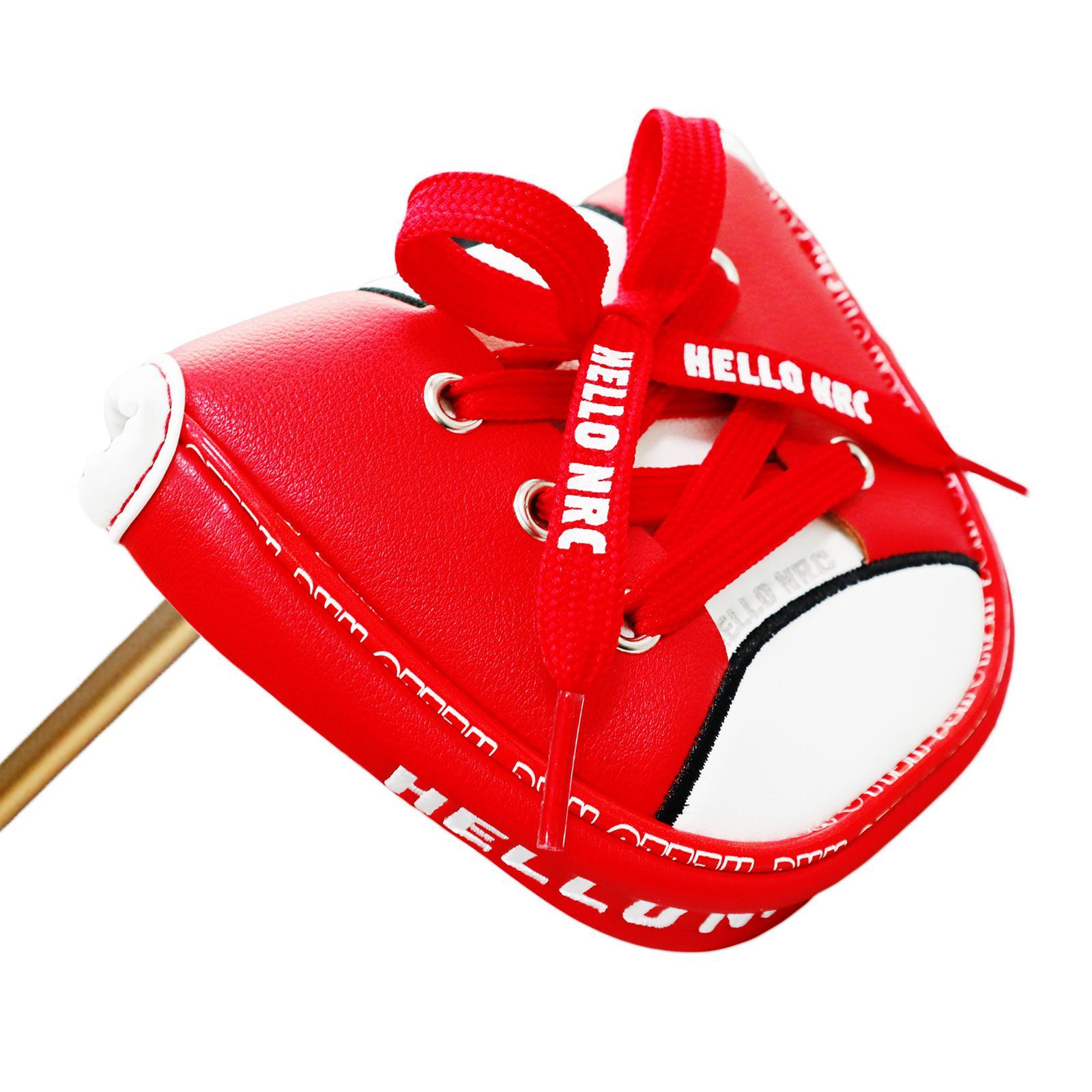 2 Pcs Golf Mallet Putter Head Cover Replacement Headcovers PU Leather