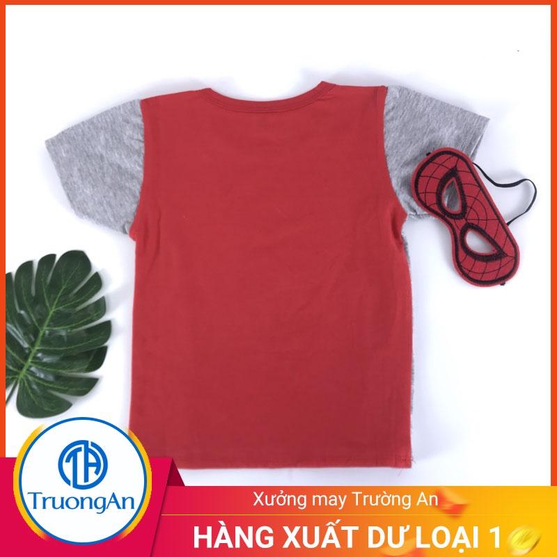 Bộ quần áo trẻ em cotton hình người nhện