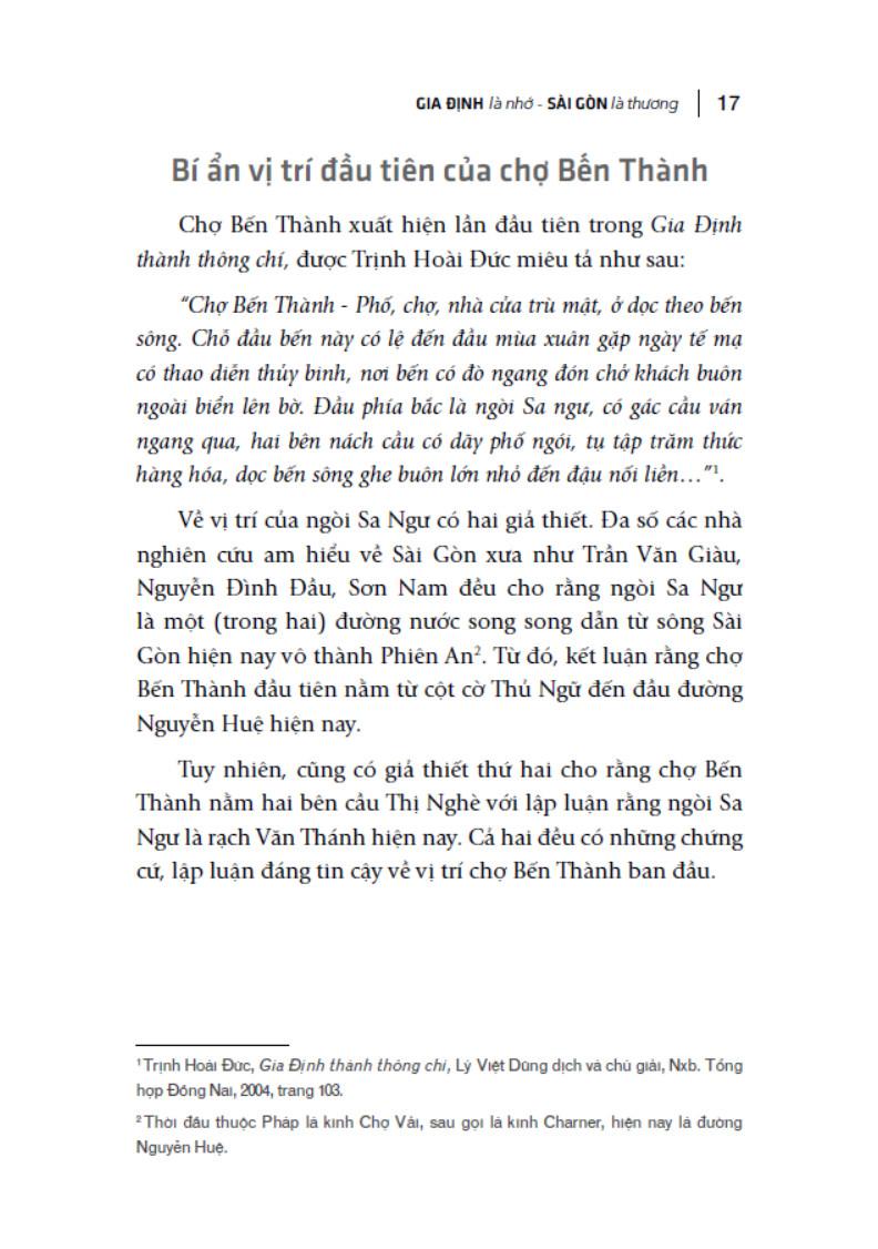 Gia Định Là Nhớ - Sài Gòn Là Thương