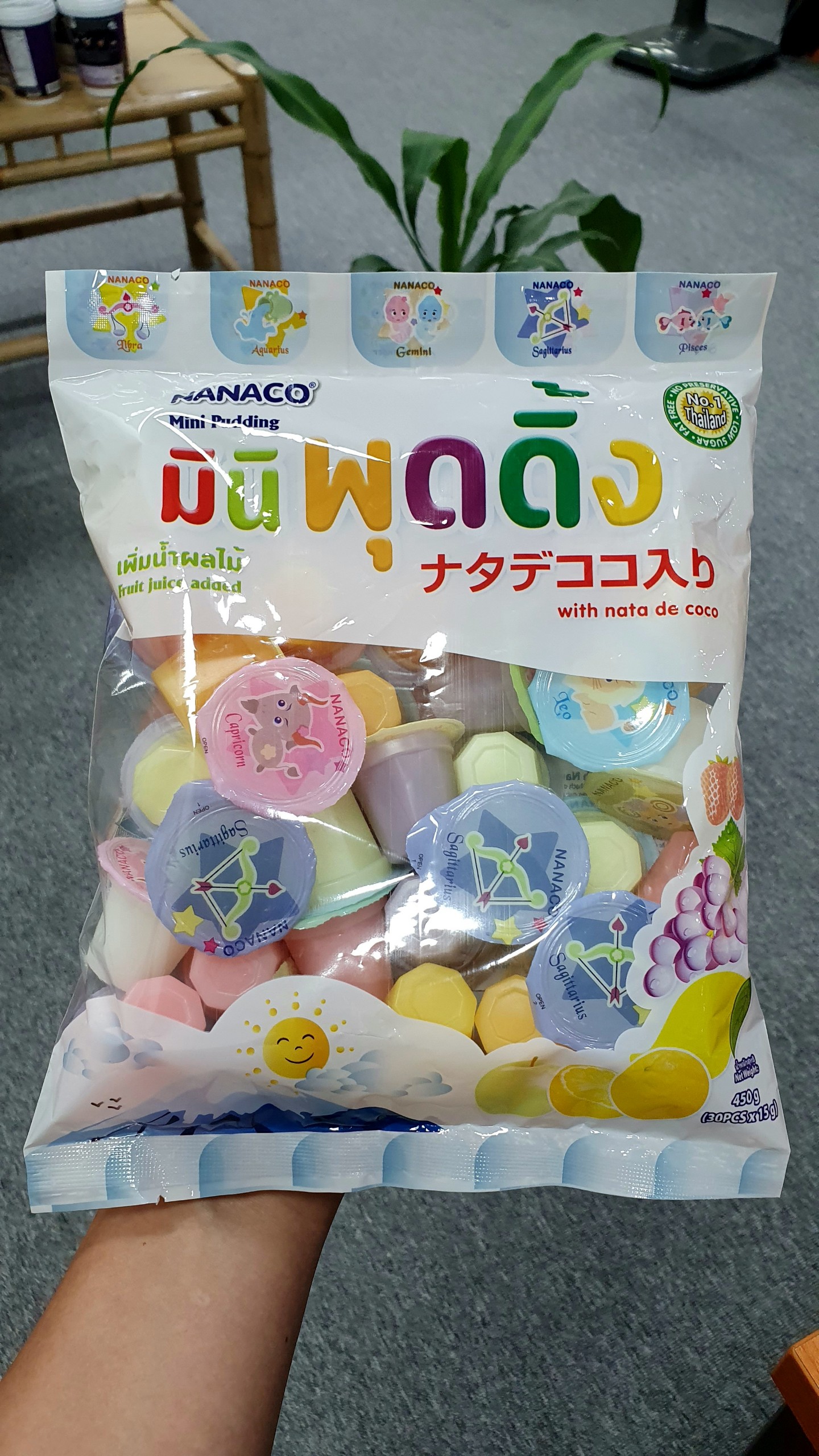 Thạch Nanaco Mini Pudding 450g