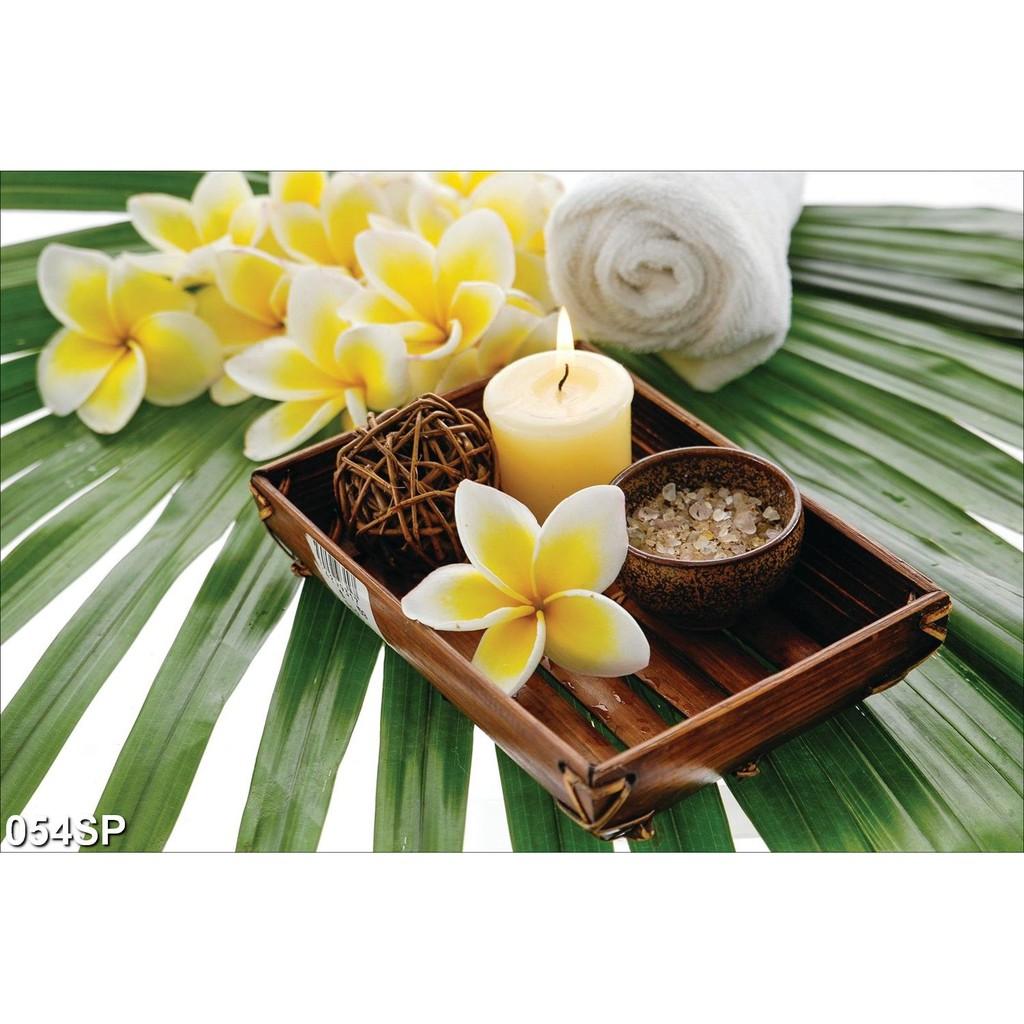 TRANH SPA DÁN TƯỜNG IN 3D - TRANH NAIL - TRANH DÁN PHÒNG SPA - TRANH TRÚC XANH DÁN TƯỜNG