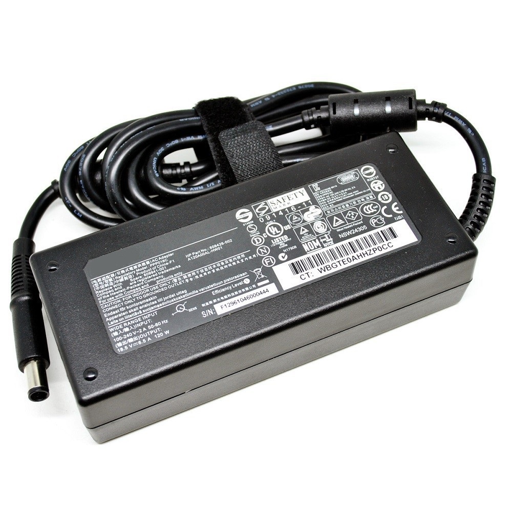 Sạc dành cho Laptop HP  18.5V 6.5A 120W - Chân kim to 7.4mm×5.0 mm
