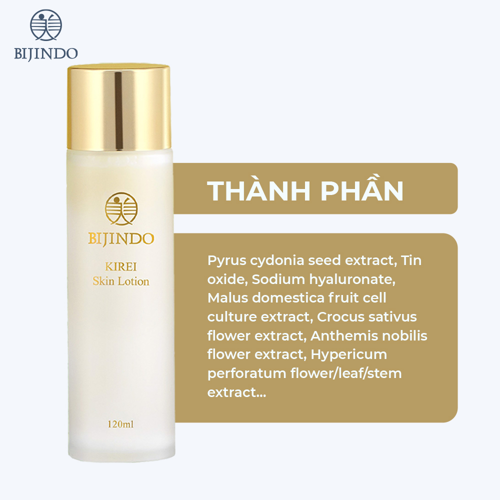 Nước hoa hồng BIJINDO Kirei Skin Lotion - 15ml mini size