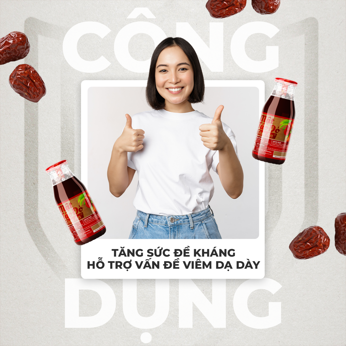 MẬT TÁO ĐỎ THUẦN CHAY HỖ TRỢ BỔ MÁU ĐẸP DA