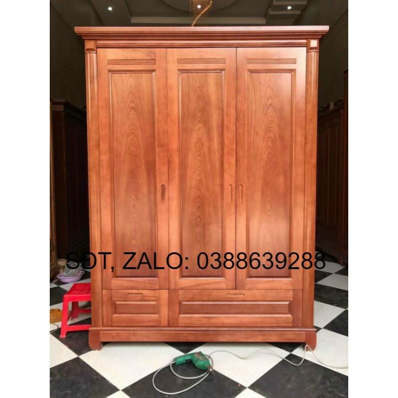 Tủ quần aó gỗ tự nhiên