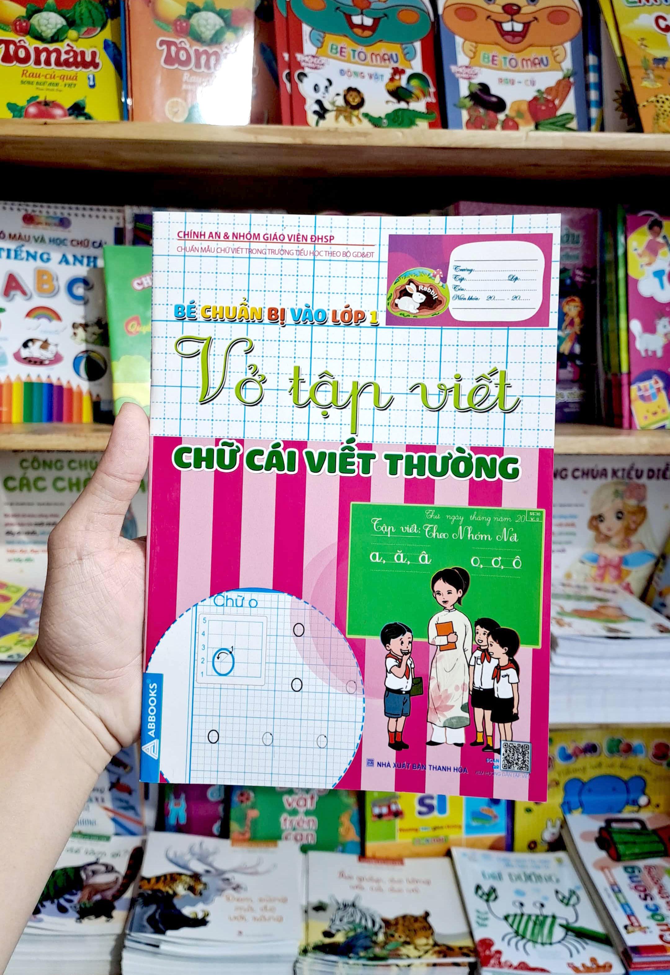 Bé Chuẩn Bị Vào Lớp 1 - Vở Tập Viết Chữ Cái Viết Thường