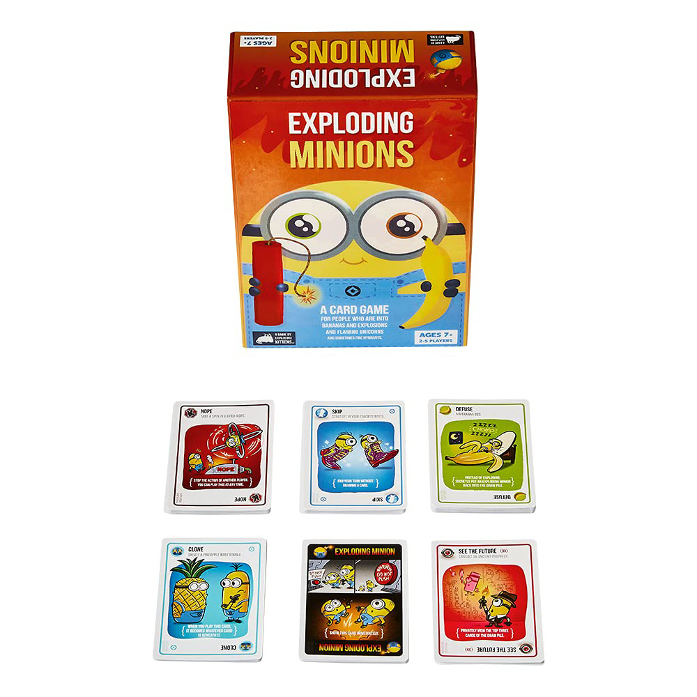 Bộ bài Board Game Exploding Minions phiên bản mèo nổ đặc biệt của Minions sáng tạo