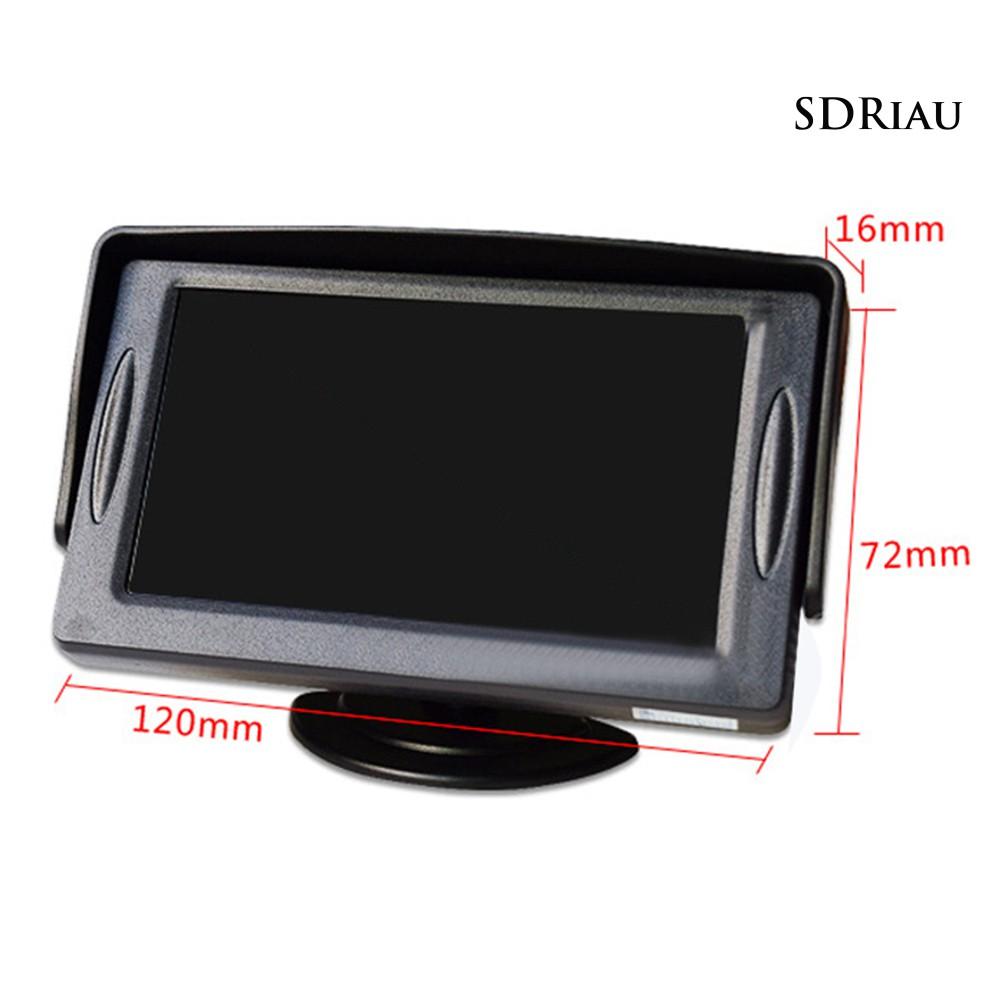 Màn Hình Quan Sát Phía Sau Xe Hơi Qcdz 4.3inch Tft