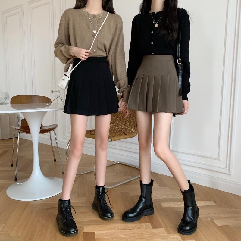 Chân váy tennis - Chân váy chữ A xếp ly lưng cao phong cách Hàn dành cho phái đẹp hàng QUảng Châu