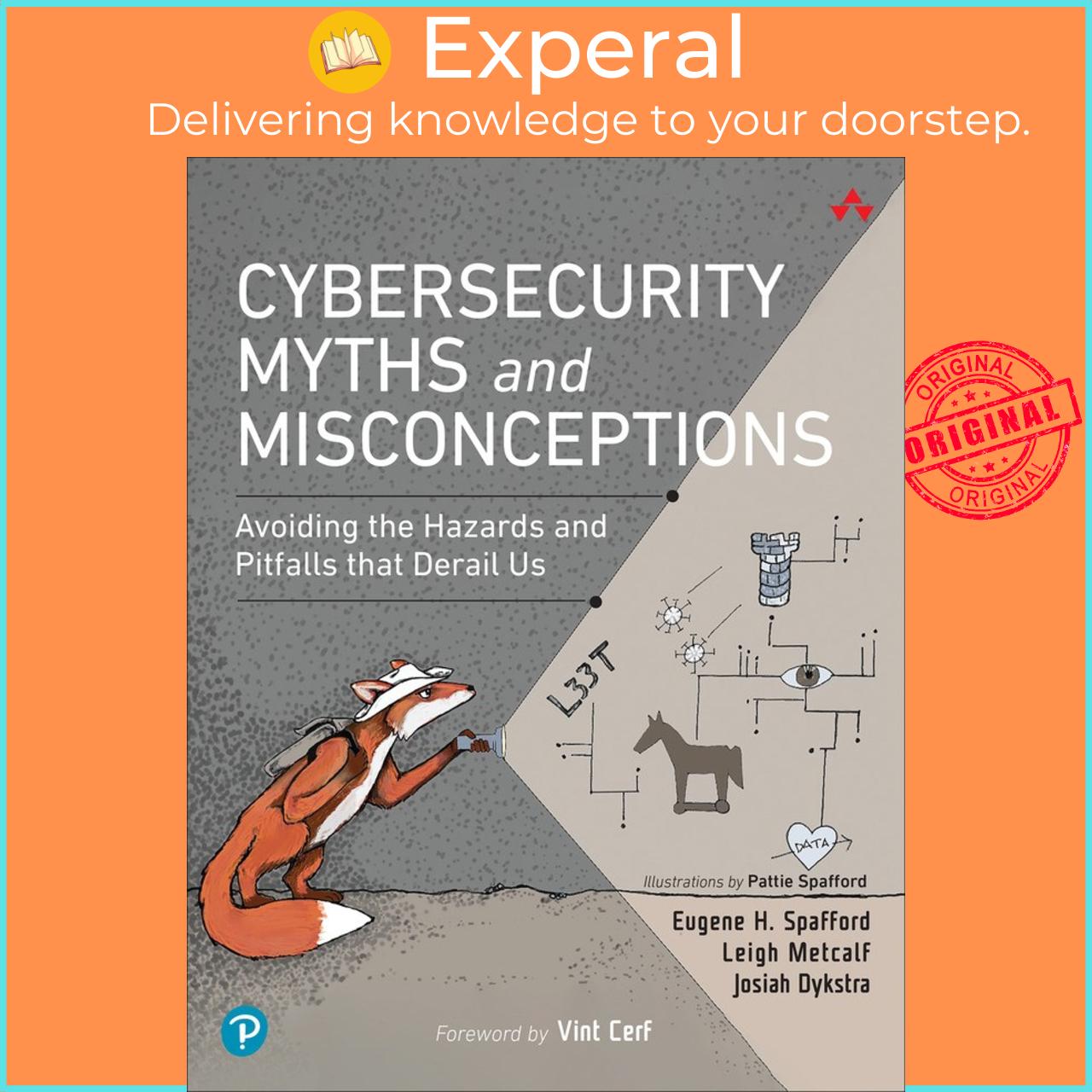 Hình ảnh Sách - Cybersecurity Myths and Misconceptions - Avoiding the Hazards and Pitfa by Josiah Dykstra (UK edition, Paperback)